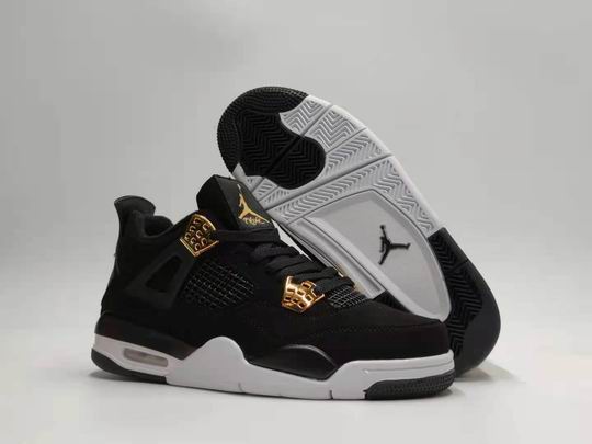 (image for) AIR JORDAN 4 Retro Black Golden Men's Shoes-29